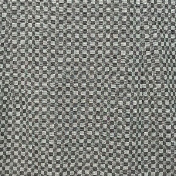 NATIONAL PICNIC Gray Check Gingham Cotton Sheath Dress Size Small - Picture 12 of 15